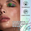 Chameleon Glitter Liquid Eyeliner, Metallic Shimmer Liquid Eyeliner Colourful, Waterproof,