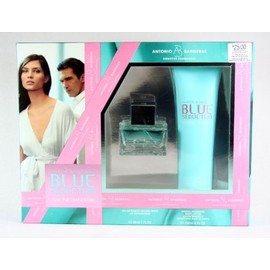 Antonio Banderas Blue Seduction Perfume Gift Set For Women - 1 oz EDT Spray and 5 oz Sensual Body Lotion