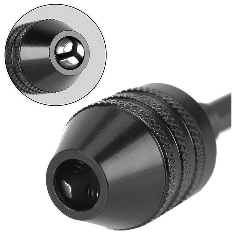 Bestgle 0.5-3mm 1/4 Inch Hex Shank Quick Change Keyless Drill