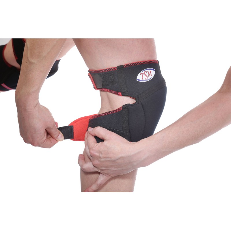 TSM Sportbandage Knie Protec aktiv, Schwarz, M, 2157
