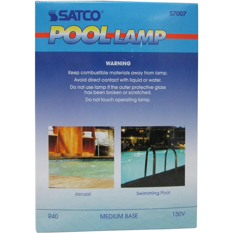 Satco S7007 500BR40 FL 130V E26 500 Watt BR40 Incandescent