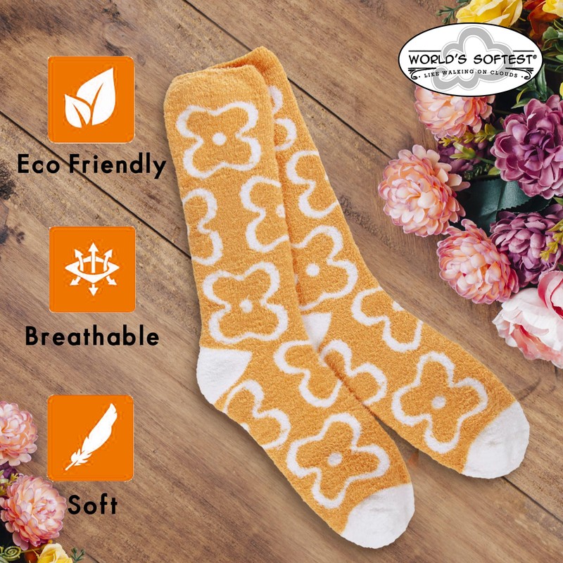 World's Softest Cali Crew Socks - Super Soft Womens Socks