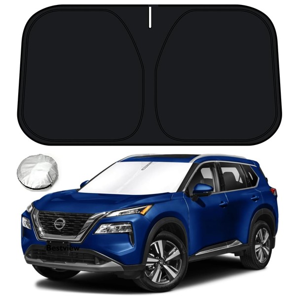Bestview Windshield Sunshade Compatible with 2021-2024 2025 Nissan Rogue 3rd