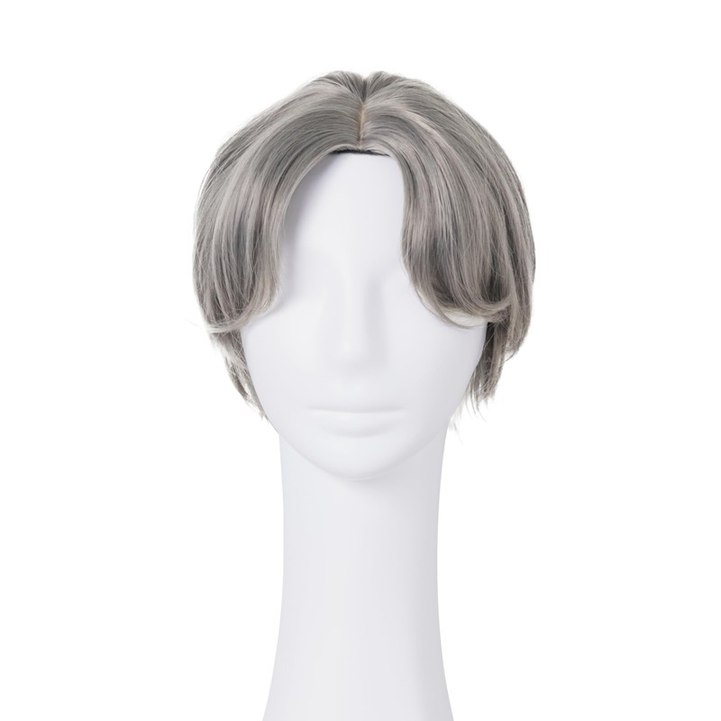 Clearstone WIGGY RICH Men's Comma Hair Wig Silver Ash