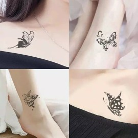 타투 스티커 10종 디자인 세트 M3 문신 헤나 나비 iua2+5HTr Tattoo Sticker 10 Designs Set M3 Tattoo Henna Butterfly iua2+5HTr [M_3 Chapter Composition]