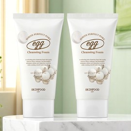 Skinfood Egg White Perfect Pore Cleansing Foam Premium Edition / 스킨푸드 에그 화이트 퍼펙트 포어 클렌징폼 프리미엄에디션