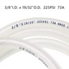 3/8" ID x 50 Ft High Pressure Braided Clear PVC