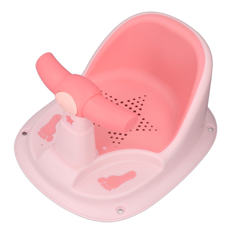 Infant Bath Seat with Backrest Strong Suction Cup Ergonomic Anti
