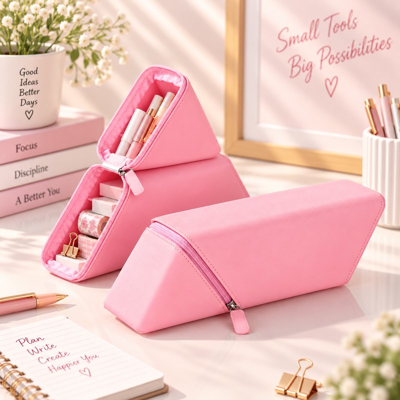 Foldable Pen Holder for Desk Organization – Expandable Pencil Cup