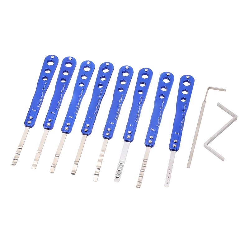 8Pcs Pickup Tool Stainless Steel High Accuracy Single Hook Pick