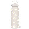 AuraFusion Tumbler Cup - 800 ml, Daisy Pattern, Double Wall