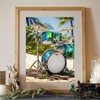 Drum Diamond Painting, Musical Instrument 5D Sparkling Diamond Painting Kit