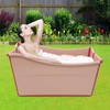 Foldable Bathtub, Portable Folding Bathtub Mini Collapsible Bathtub 22.45gal Capacity