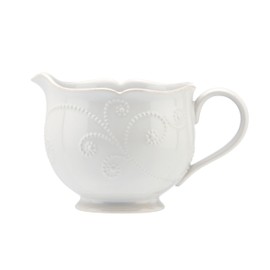 Lenox French Perle Sauce Pitcher, White -