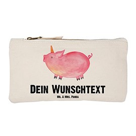 Mr. & Mrs. Panda GrÃ¶Ãe S Klein Personalisierte Schminktasche Einhorn Schweinhorn - Personalisierte Geschenke, Personalisierte Federmappe, Funny,