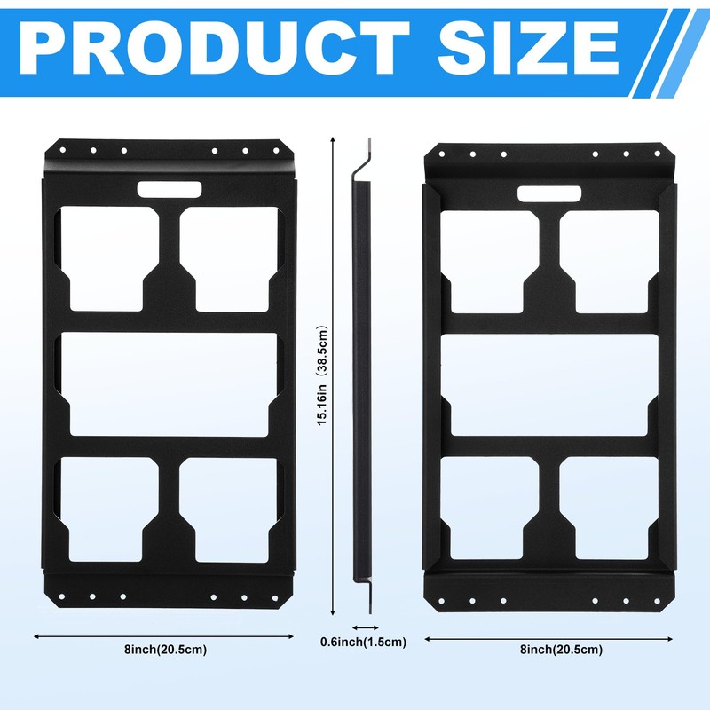 MorningRo 2 Pcs Mounting Plate Compatible with Milwaukee Packout Toolbox