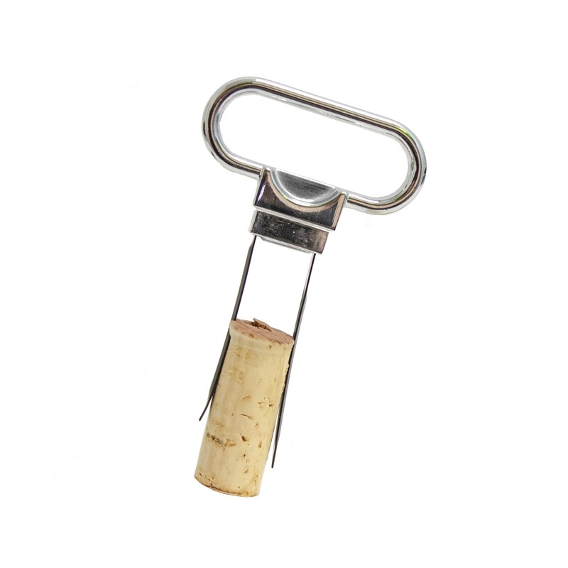 Franmara 2125-BU 4.37 Inch Ahh Super Two-Prong Cork Extractor/Puller, Chrome