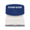 Stamp-Ever Pre-Inked Message Stamp – Entered, Blue Ink – Impression