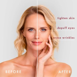 Fancii Rose Quartz Facial Roller Massager for Face, Eyes and Neck - Anti-Aging Jade Beauty Tool Made with Brazilian Quartz Stone (Aeva)