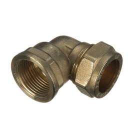 15mm x 1/2" Female Compression Parallel Elbow (Available in 8mm, 10mm, 12mm, 15mm, 22mm, 28mm, 35mm, 42mm, 54mm, 3/8 inch, 1/2 inch, 3/4 inch, 1 inch, 1 1/4 inch, 1 1/2 inch and 2" BSP)