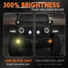 qobsos 3.5 Inch Fog Light Bulb LED Front Bumper Fog