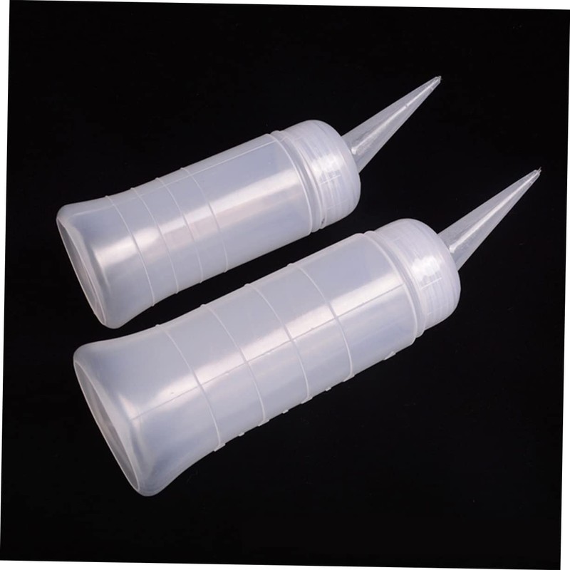 MERRYHAPY 5pcs Measuring Applicator Bottles Scale Small Hairdressing Tools for