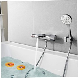 Pool Thermometer Floating Easy Read Cute Cartoon 6.7x4.3 Inch Water Thermometer with String Pool Thermometer for Outdoor and Indoor Swimming Pools and Spas Man Swimming Pool Thermometer Pool Thermome