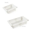 Fridge Drawer Organizer, 4PCS Retractable Drawer Refrigerator Storage Box,Unique Design