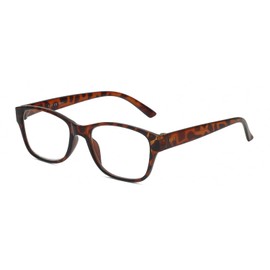 Calabria L 15558 Reading Glasses +3.00 Tortoise Havana Brown Women Designer Trendy Readers Stylish Fashion Modern Eyeglasses