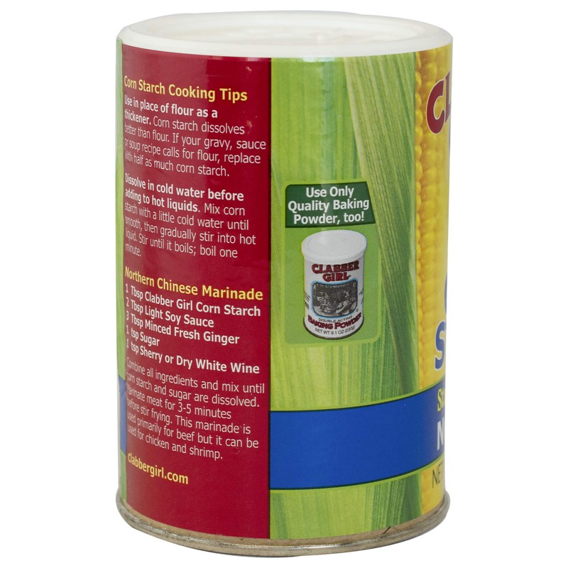 Clabber Girl Gluten-Free Corn Starch, 6.5 Ounce