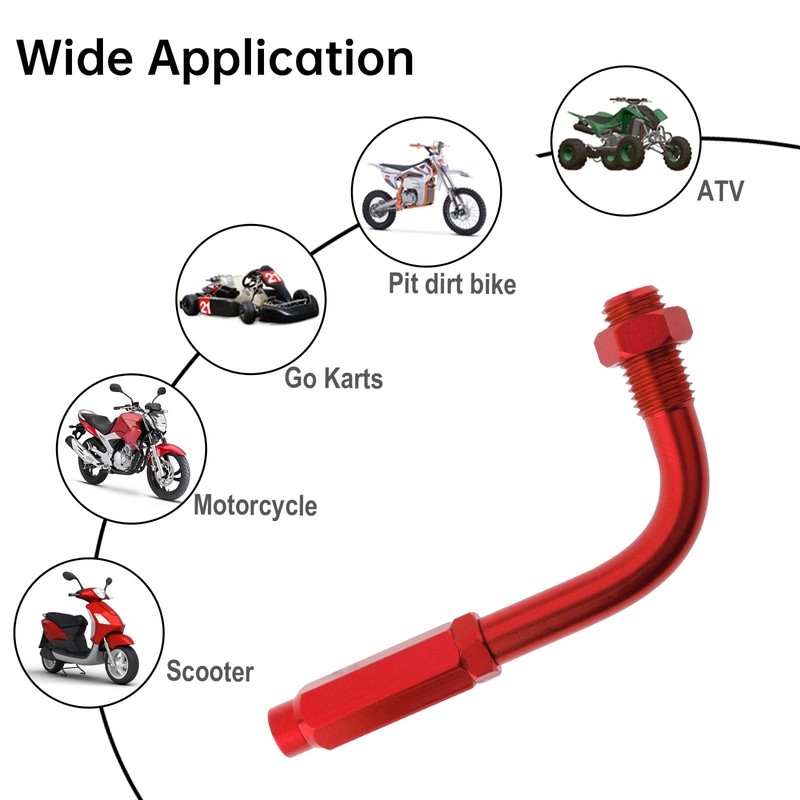 Windance 90 Degrees Accelerator Adjuster Throttle Cable Adjuster for Motorcycle
