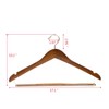 Quality Hangers Wooden Hangers Beautiful Sturdy Suit Curved Hangers Great