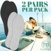 TULMERO Insoles - 4 Pairs of Activated Carbon Shoe Insoles,