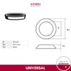 Schläfer | 189610 Sink Siphon Seals Kitchen Sink Hydraulic Seal