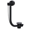 Hulthor Pop-Up Bath Waste and Overflow Kit Matte Black -