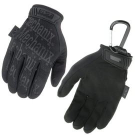 Mechanix Wear Original Gloves - Breathable & Abrasion Resistant + Gear Carabiner - Original Glove in Black, Coyote, Multicam/Size S, M, L, XL - s