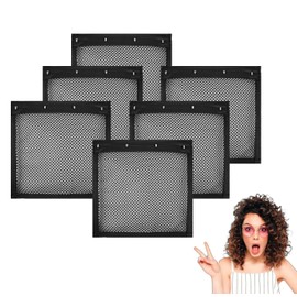 Lock Hair Stretcher Prevent Shrinkage No Heat Hair Stretcher And Length Maintainer Net Looser Curl Hair Ringlets Black 7In 4Pcs
