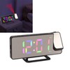 Digital Clock RGB LED Large Screen Mirror Projection Multifunctional Table