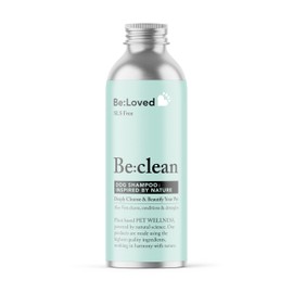 Be:Loved Be:Clean Natural Dog Shampoo with Aloe Vera & Essential Oils – 200ml – Gently Cleanses, Conditions & Detangles for a Glossy Coat & Fresh Scent – Handmade in The UK