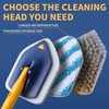 BOOMJOY Tub Scrubber with Long Handle, 58" Extendable 3 in