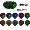 HERZWILD 60 x Dart Flights Dart Flights Standard Shape for