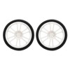 2PCS RC Racing Tire Plastic Wheel Hub and Rubber Tire
