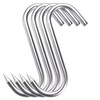 HONSHEN 12mm Heavy Duty Meat Hooks,8 inch S-Hooks Stainless Steel
