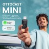 OTTOCAST 2-in-1 OTTOCAST Mini Wireless Android Auto+Carplay Adapter w/One-Click Button