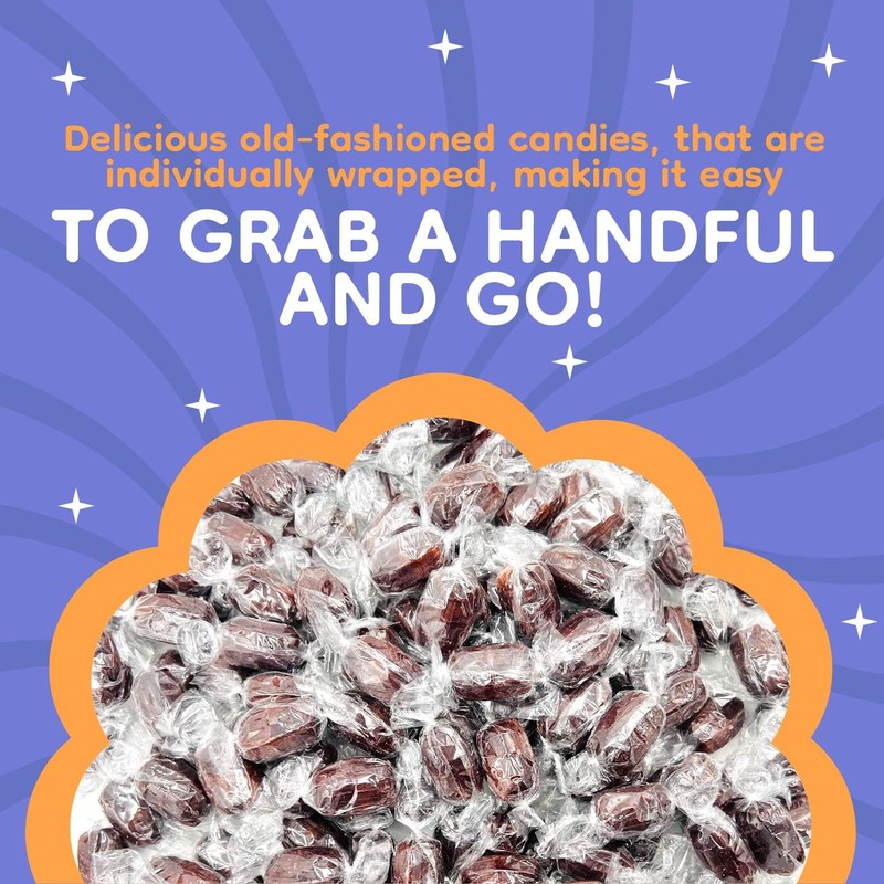 Primrose Root Beer Barrels Hard Candy, Bite Size Bulk Candy