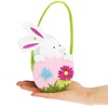 com-four® Felt Easter Basket for Filling - Felt Bag Easter