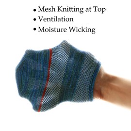 Mottee&Zconia Mens No Show Socks Low Cut Casual Invisible No See Athletic Cotton Sock Non-slide 6 Pairs Size10-12