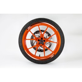 Felgenrand Aufkleber Motorcycle Rim Bed Compatible with KTM 390 Duke X710155VA