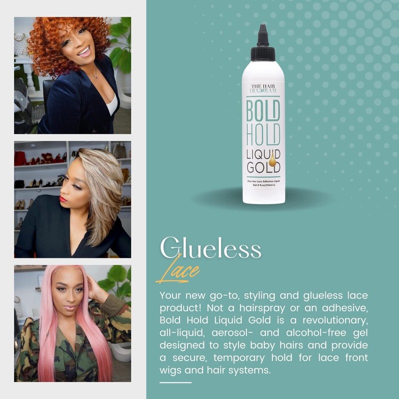 The Hair Diagram Bold Hold Liquid Gold Reloaded - Glueless