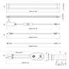 LED Under Cabinet Lighting 20In Kitchen Under Counter Lights Strip